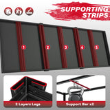 REIBII 84"H 7000LBS 2PC Heavy Duty Industrial Garage Shelving,6-tier Adjustable Storage Shelves for Garage,Warehouse, Basement