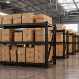 REIBII 68" Extra-Wide 3-Tier Garage Shelving for Oversized Storage,Adjustable Metal Shelving for Garage,Basement,Warehouse