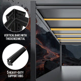 REIBII 60"W x 72"H 5-Tier Industrial Garage Shelving,3000LBS Heavy Duty Storage Shelves,Adjustable Metal Shelving for Basement Warehouse