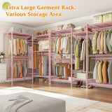 Raybee 900LBS Heavy Duty Closet Rack, Portable Clothes Rack for Hanging