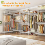 Raybee 900LBS Heavy Duty Closet Rack, Portable Clothes Rack for Hanging