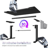 Electric Standing Desk, Sit to Stand Desk Adjustable Height, Stand Up Desk with Cable Management