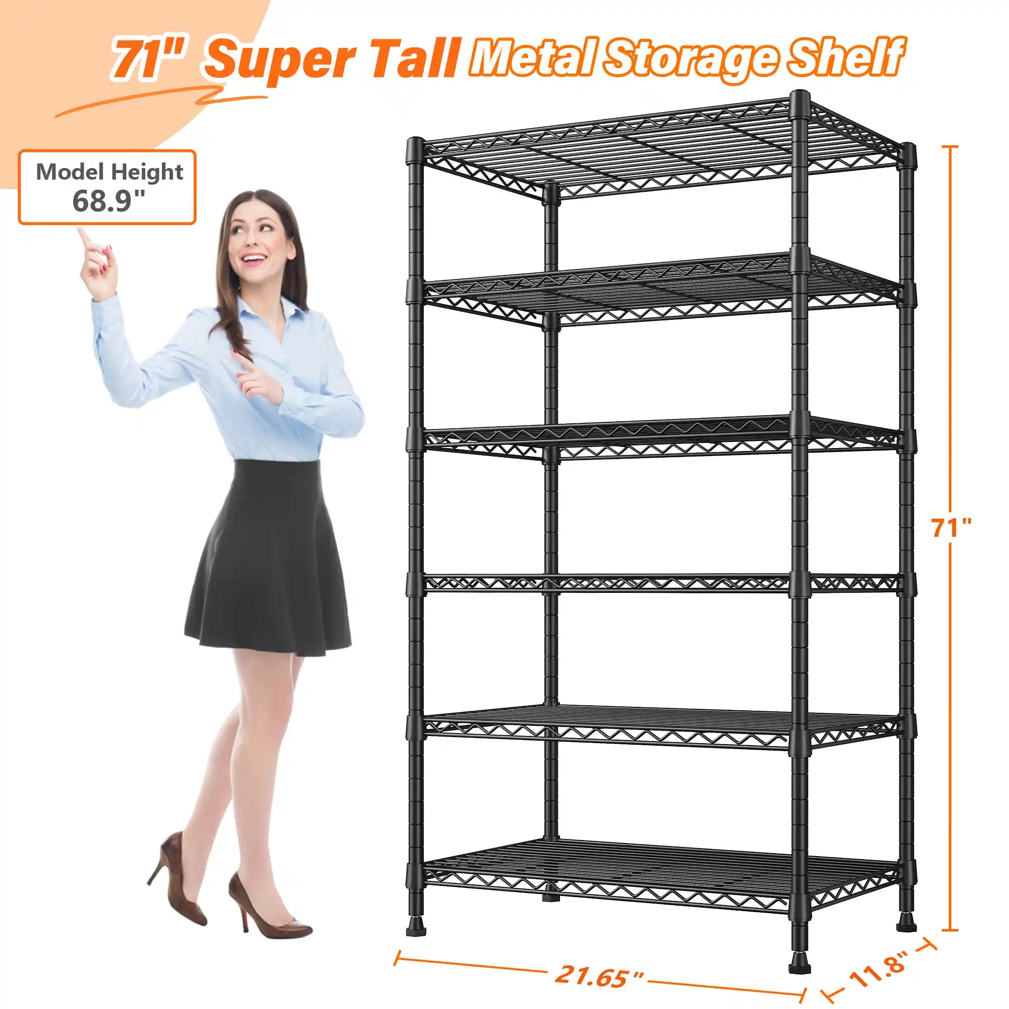 Stunning Industrial Shelves Detachable Unit Kit image