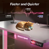 Electric Standing Desk, Sit to Stand Desk Adjustable Height, Stand Up Desk with Cable Management