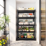 REIBII 28"W Shelving and Racking 1600 Lbs Adjustable Storage Shelving for Pantry,Garage and Storage Room.