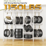 Raybee 76"W Heavy Duty Clothes Rack with Cover,1150LBS Wardrobe Closet,Adjustable Portable Closet for Bedroom