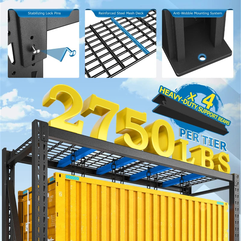8250 lbsgarage shelving