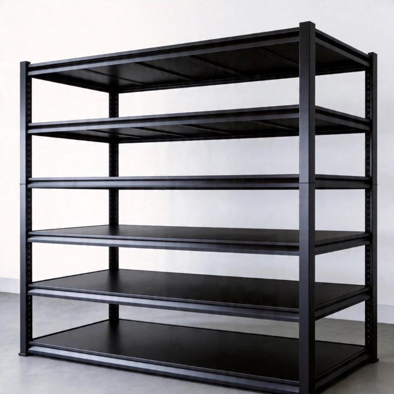 6 tier metal storage shelves for garage organization,heavy duty storage shelves for garage with 3600 lbs capacity