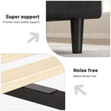 ENhomee 880LBS Bed Frame, Adjustable Upholstered Headboard with Charging Station, Noise-Free & Easy Assembly
