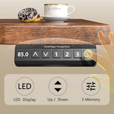 Adjustable Electric_Standing_Desk---Brown