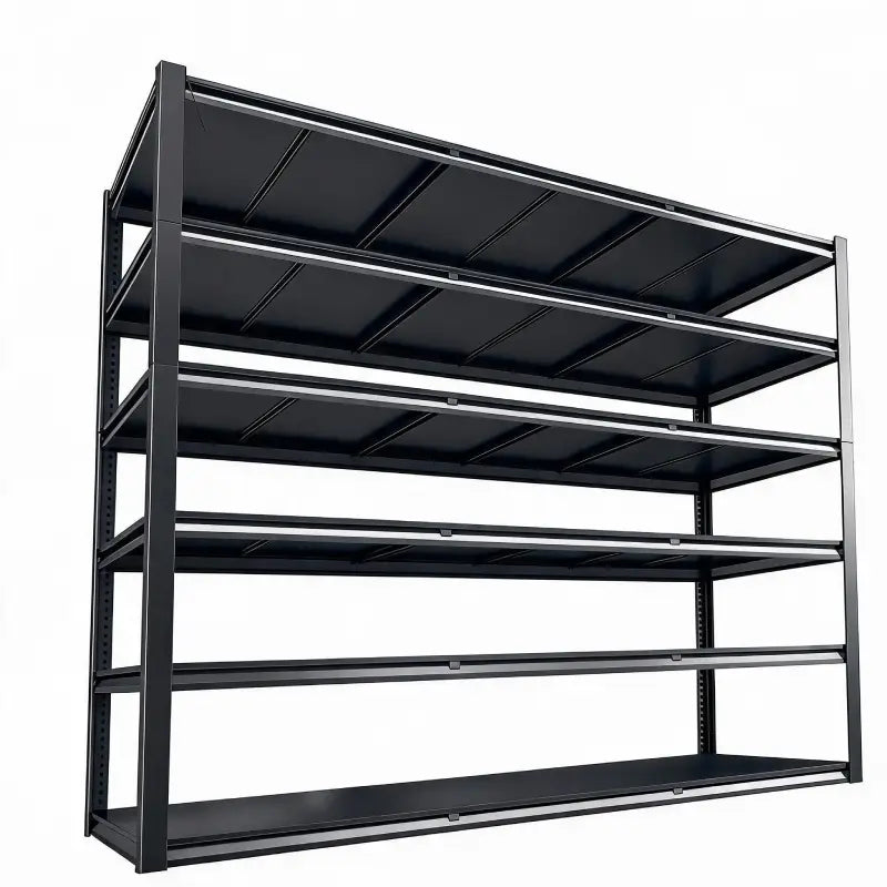 6-Tier 60"W x 22.44"D x 84"H Heavy Duty Industrial Storage Shelves, Adjustable Metal Shelving for Warehouse