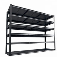 6-Tier 60"W x 22.44"D x 84"H Heavy Duty Industrial Storage Shelves, Adjustable Metal Shelving for Warehouse