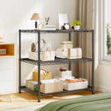 Reibii 35.4"W Heavy Duty Metal Shelving,Adjustable Storage Shelf for Laundry Bathroom Kitchen