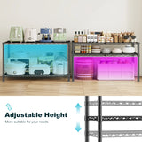 Reibii 35.4"W Heavy Duty Metal Shelving,Adjustable Storage Shelf for Laundry Bathroom Kitchen