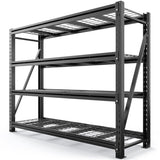Reibii  5000lbs Garage Shelving Heavy Duty 4-Tier Metal Adjustable Storage Shelves for Warehouse, Workshop, Basement, Industrial Organization, 60" W X 18" D X 72" H