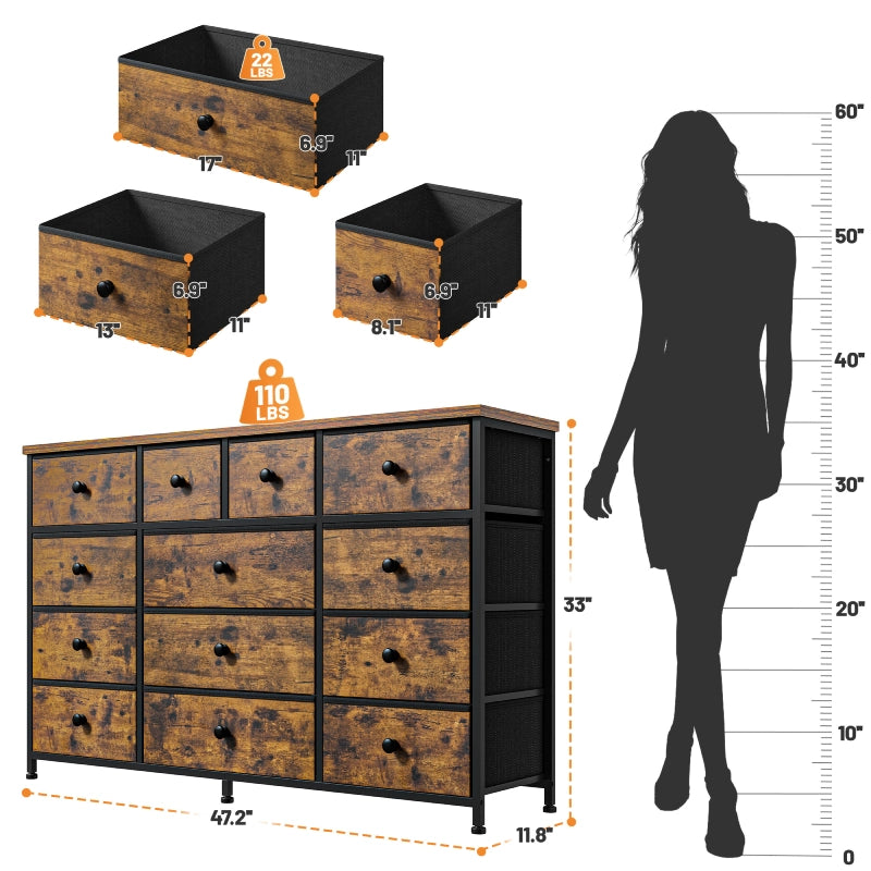 Cloth Pull Dimensions Diagram Display