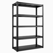 REIBII 72" H Heavy Duty Garage Shelving, Adjustable Storage Shelving Basement Shelving for Warehouse
