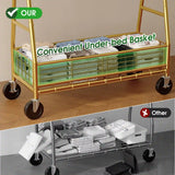 Raybee 65.4"W 350LBS Rolling Clothing rack with Shelves, Adjustable Commecial Garment Racks