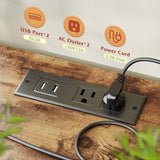 Dresser with Power Outlets 