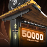 Durable Electric_Standing_Desk---Brown