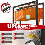 Reibii  5000lbs Garage Shelving Heavy Duty 4-Tier Metal Adjustable Storage Shelves for Warehouse, Workshop, Basement, Industrial Organization, 60" W X 18" D X 72" H