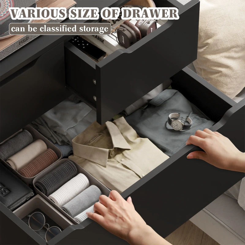 Various size of drawer can be classified storage