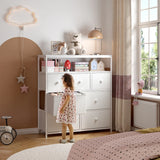 White bedroom dresser