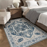 EnHomee Boho Area Rugs,machine washable area rugs，area rugs for living room, Low Pile Vintage Carpet