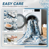 EnHomee Boho Area Rugs,machine washable area rugs，area rugs for living room, Low Pile Vintage Carpet