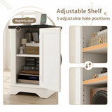 EnHomee Nightstand with Adjustable shelf