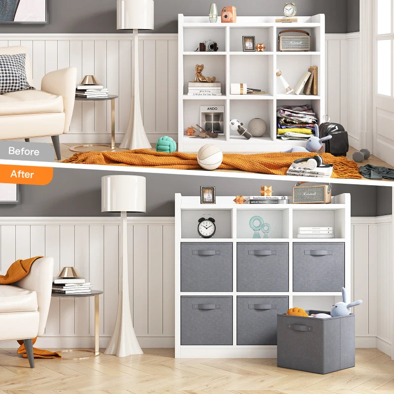 Gray best sale storage cube