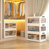 Enhomee Plastic Storage Bins with Lids，stackable storage bins on Wheels