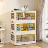 Enhomee Plastic Storage Bins with Lids，stackable storage bins on Wheels