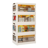 Enhomee Plastic Storage Bins with Lids，stackable storage bins on Wheels