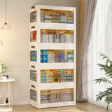 Enhomee Plastic Storage Bins with Lids，stackable storage bins on Wheels