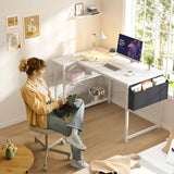 Enhomee_47_W_Computer_Desk_L_Shaped_Office_Desk-Black