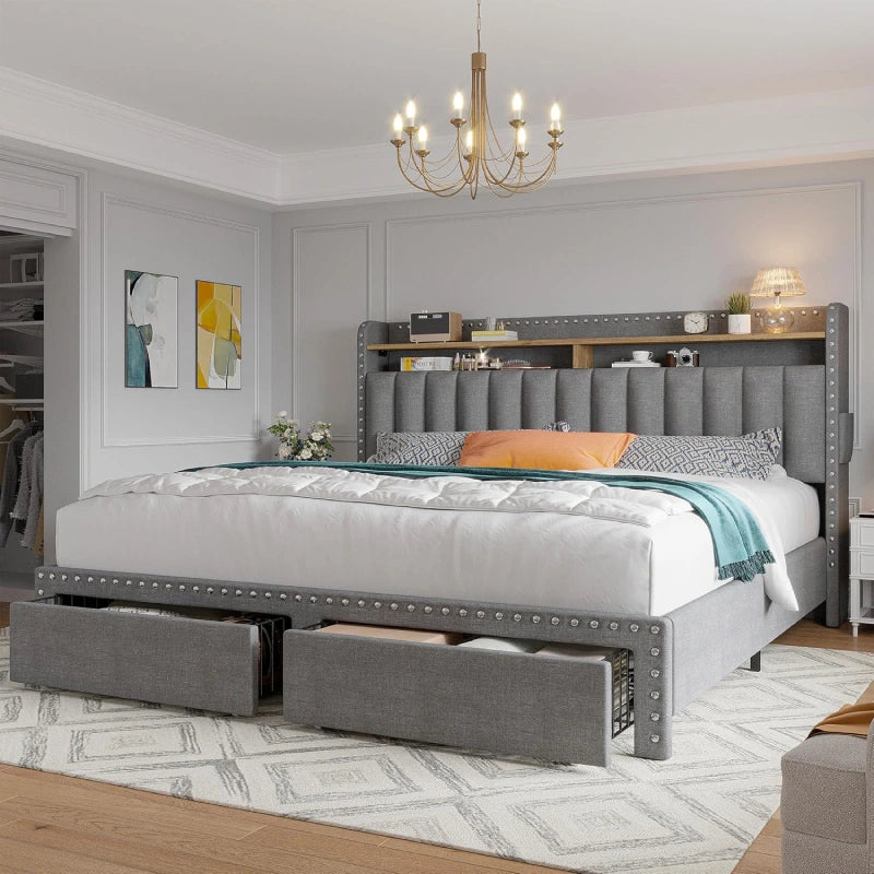 Enhomee_High-Quality_Queen_Bed_Frame_with_Storage_and_Headboard