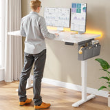 Electric Standing Desk, Sit to Stand Desk Adjustable Height, Stand Up Desk with Cable Management