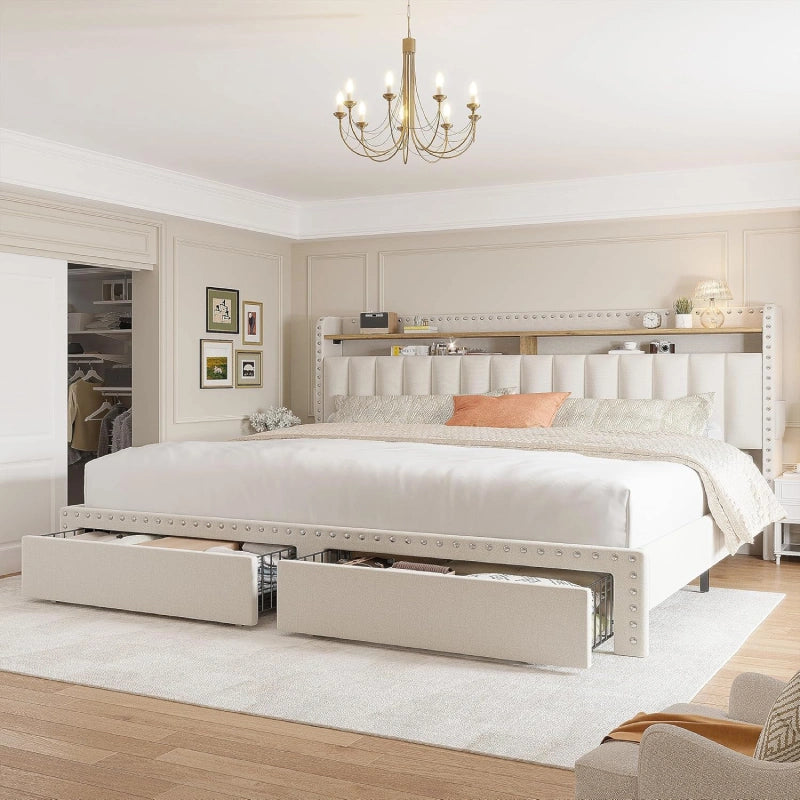 Enhomee_Upholstered_King_Bed_Frame_with_Storage_and_Headboard