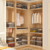 Enhomee collapsible storage bins, Stackable Storage Bins with Lids