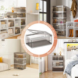 Enhomee collapsible storage bins, Stackable Storage Bins with Lids