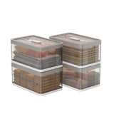 Enhomee collapsible storage bins, Stackable Storage Bins with Lids