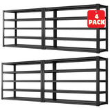 REIBII 5-Tier 48.4"W x 72"H Garage Shelving, 3000LBS Adjustable Metal Storage Shelves for Warehouse, Basement & Industrial