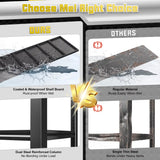 REIBII 48.4“W Garage Shelving 3000LBS Heavy Duty Metal Storage Shelves, Industrial Storage Shelving for Basement Warehouse