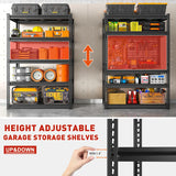 HEIGHT ADJUSTABLE GARAGE STORAGE SHELVES