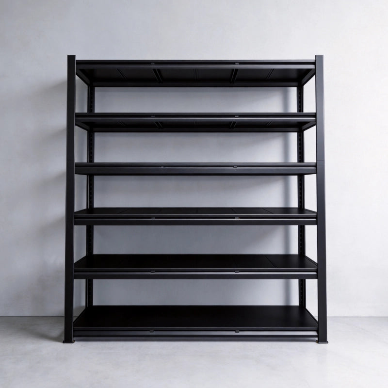 Heavy Duty Garage Shelving Unit for Garage Storage Organization.Freestanding industrial warehouse shelving,bulk inventory cardboard boxes