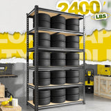 Heavy Duty Adjustable Garage Shelving Unit with Large Capacity，Metal Storage Shelves for Warehouse, Pantry, Basement Organization