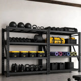 REIBII 68" W 4-Tier Heavy Duty Garage Shelving 9400 lbs Adjustable Storage Shelves for Warehouse, Garage, Basement, Shop