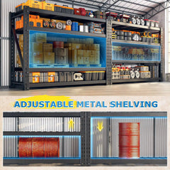Adjustable Heavy Duty Storage Rack for Garage Organization