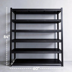 Heavy Duty Metal Storage Shelves with High Weight Capacity for Tools, Storage Bins and Equipment